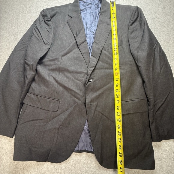 SuitSupply Blazer Mens 56 Napoli Fit Black Pure Wool Super 110s Zignone - Picture 10 of 15